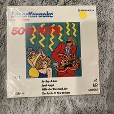 LaserKaraoke 50's Hits Vol. 12 Laserdisc 1991. Rare Sealed