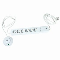 REV Ritter REV 00251201 1.5m Internal Type F Type F EEC 7/4 White 6 socket s 