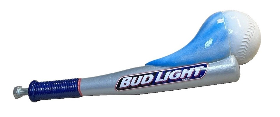 Light Tapping BUD LIGHT Baseball Bar Beer Tap Handle Keg Marker | eBay