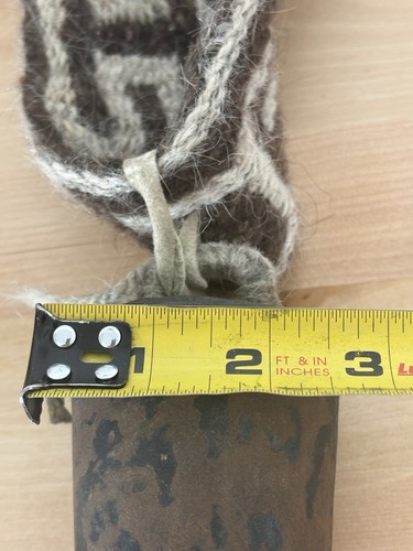Vintage - Antike Yak Kuhglocke mit Wollgewebeband - Bild 9 von 14