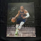 Jalen Brunson Signed New York Knicks Autographed 16x20 Photo Beckett BAS COA