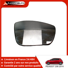 Glace de rétroviseur Peugeot 208