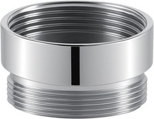 Faucet Aerator Adapter - 55/64 inch Female to 55/64 inch Male Chrome Brass S