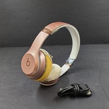 Beats by Dr. Dre Beats Solo3 Wireless On-Ear Headphones Rose Gold A1796 READ 