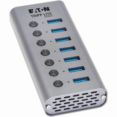 Tripplite U360-007-SW Usb C Hub With 7 Usb A Ports And Power Switches