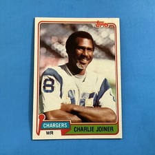 1981 Topps Charlie Joiner #496