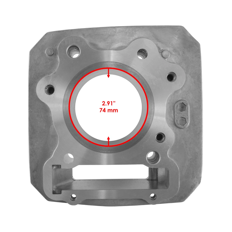 Caltric Cylinder Piston Kit For Honda Fourtrax 300 TRX300 FW 88-00 12100-HC4-000 - Image 2 of 4