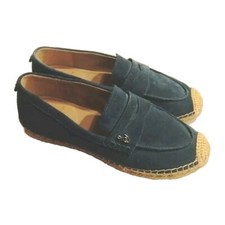 Sam Edelman Kai Espadrille Flat Loafer - Size 7M- Hudson Blue - Pre Owned