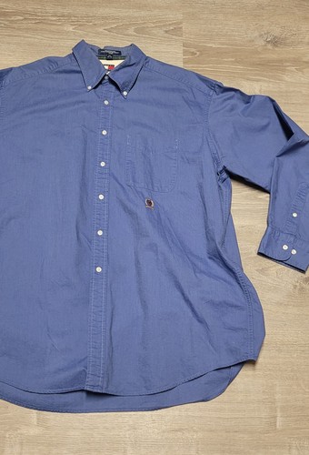 Tommy Hilfiger vintage uomo manica lunga con bottoni taglia 17 34-35 - Foto 3 di 17