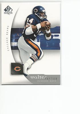 WALTER PAYTON 2005 UD SP Authentic card #15 Chicago Bears Football