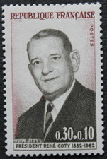 Timbre - FRANCE - Président René COTY - 1964 - Neuf ** - YT1412
