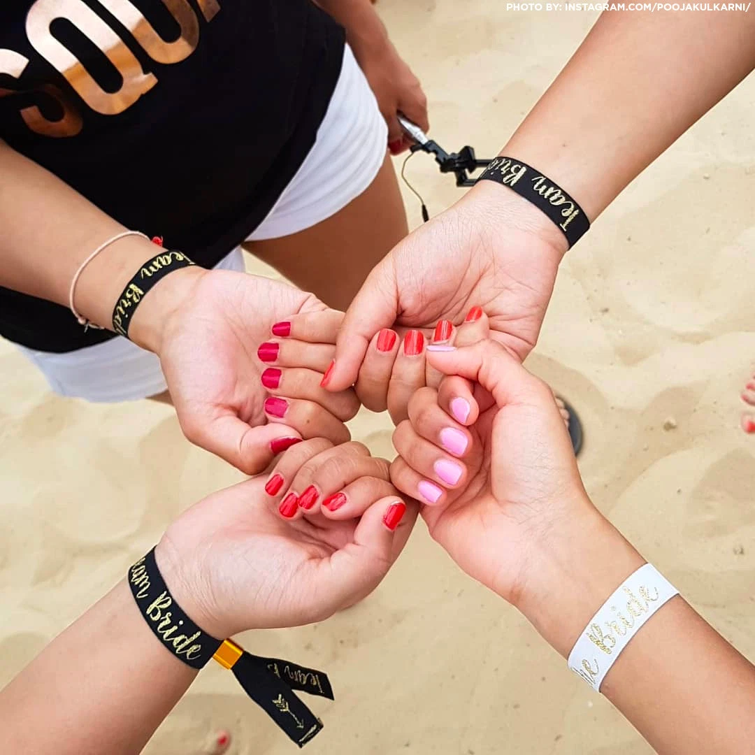 Black and 2024 gold wristbands