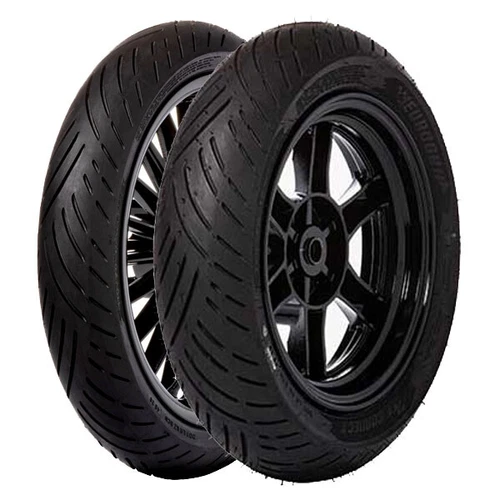 TYRE PAIR EUROGRIP 100/80-10 53L + 120/80-12 65S BEE CONNECT