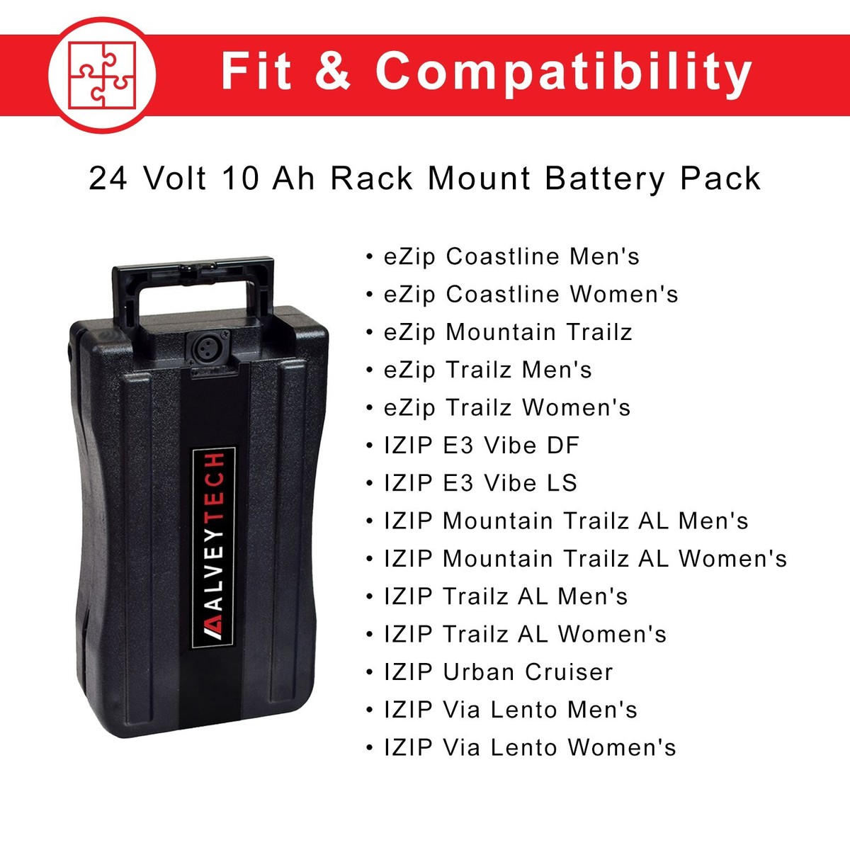 e.ri Electric Bike Parts, Electric Bike Battery Pack, IZIP Battery Pack