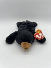 Ty Beanie Baby Blackie The Bear Plush Toy -1993
