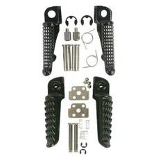 Front Rear Footrest Foot Pegs Fit For Kawasaki Ninja ZX-6R ZX10R ZX12R ZX636