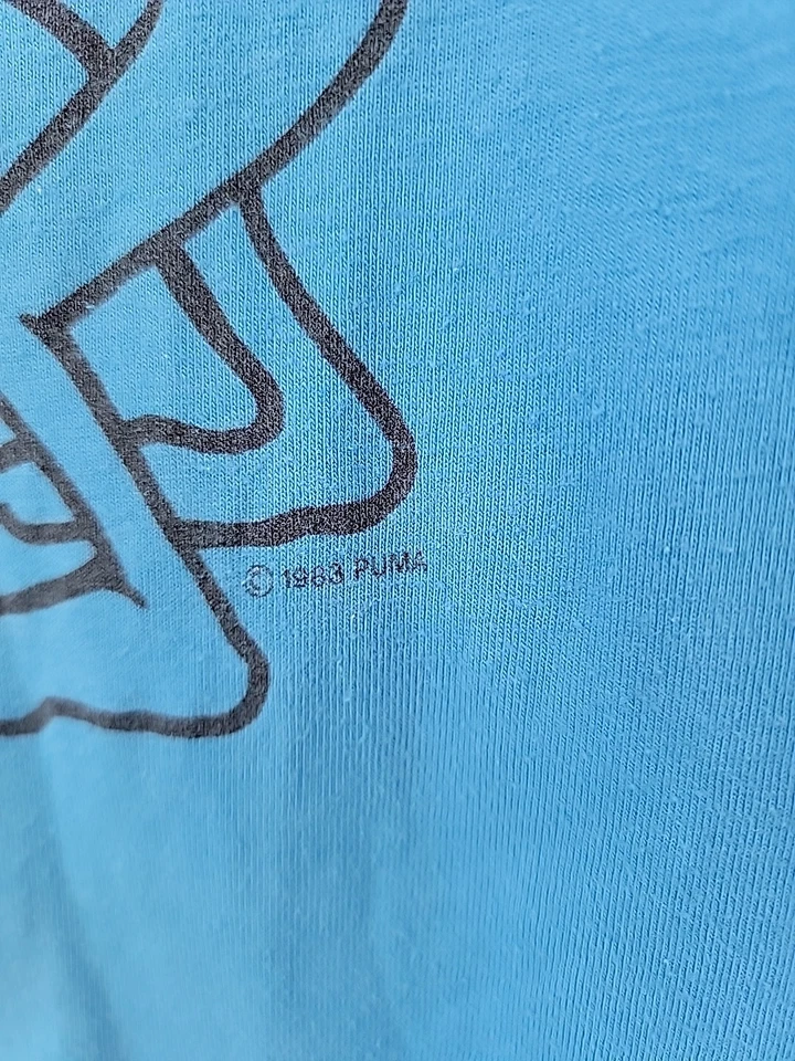 Camiseta PUMA 1983 Rara PUNTADA ÚNICA Pantera Rosa Niños TALLA L 15X21 C2 Foto 3 de 4