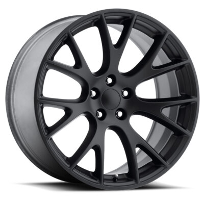 FACTORY REPRODUCTIONS FR 70 Hellcat 20X10.5 5X115 ET25 Satin Black (Qty of 1)