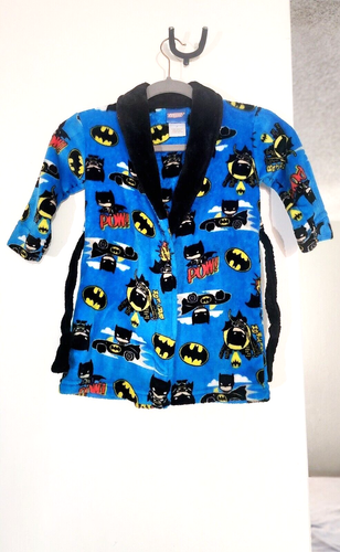 Justice League America Baby Batman Robe 2T Boys - Picture 2 of 7