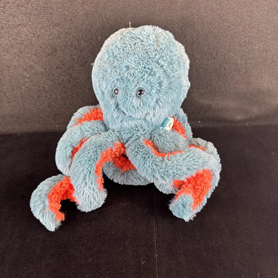 Juguete Manhattan Pulpo Azul Naranja 14" Peluche Animal Bebé Juguete 2020 Foto 2 de 4