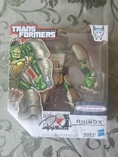 Brand New Transformers Beast Wars RHINOX Thrilling 30 Signed by Richard Newman