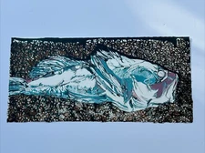 H NELSON FISH LITHOGRAPH ABSTRACT MID CENTURY MODERN EXPRESSIONISM SIGNED RARE