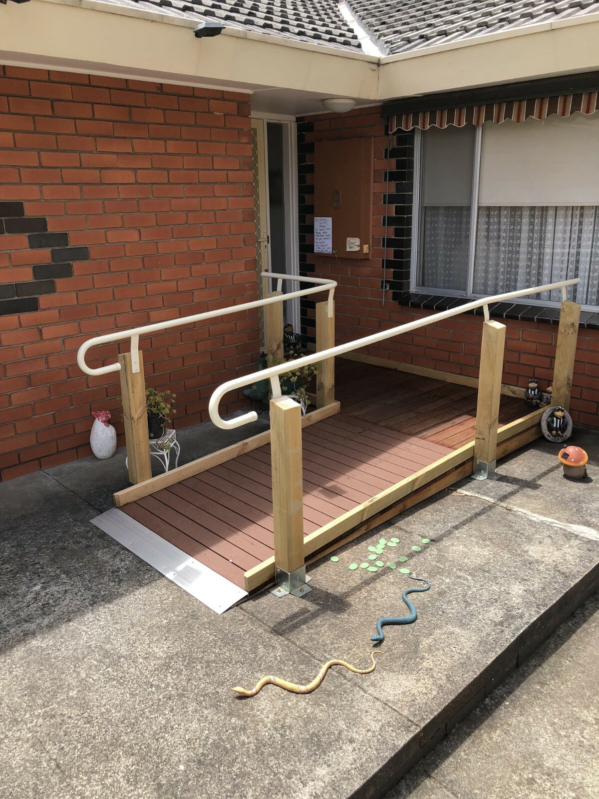 Aluminium threshold doorway ramp wheelchair wedge disability 1:8 ...