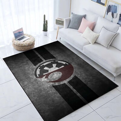 Galactic Empire Rug, Flag Rug, Star Wars Rug, Movie Rug, Darth Vader Rug,