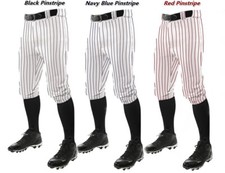Champro Triple Crown Knicker Youth Pinstripe Baseball Softball Pants, BPPINKY