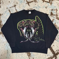 Vintage 1998 Stone Cold Stunner Rattlesnake Sweatshirt Large WWF Steve Austin