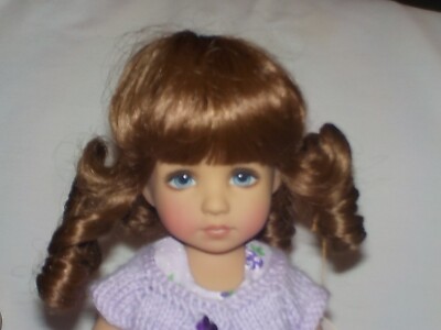 Doll Wig That Fits 13'' Effner's Little Darlings Doll- Global Size -7-8 Auburn