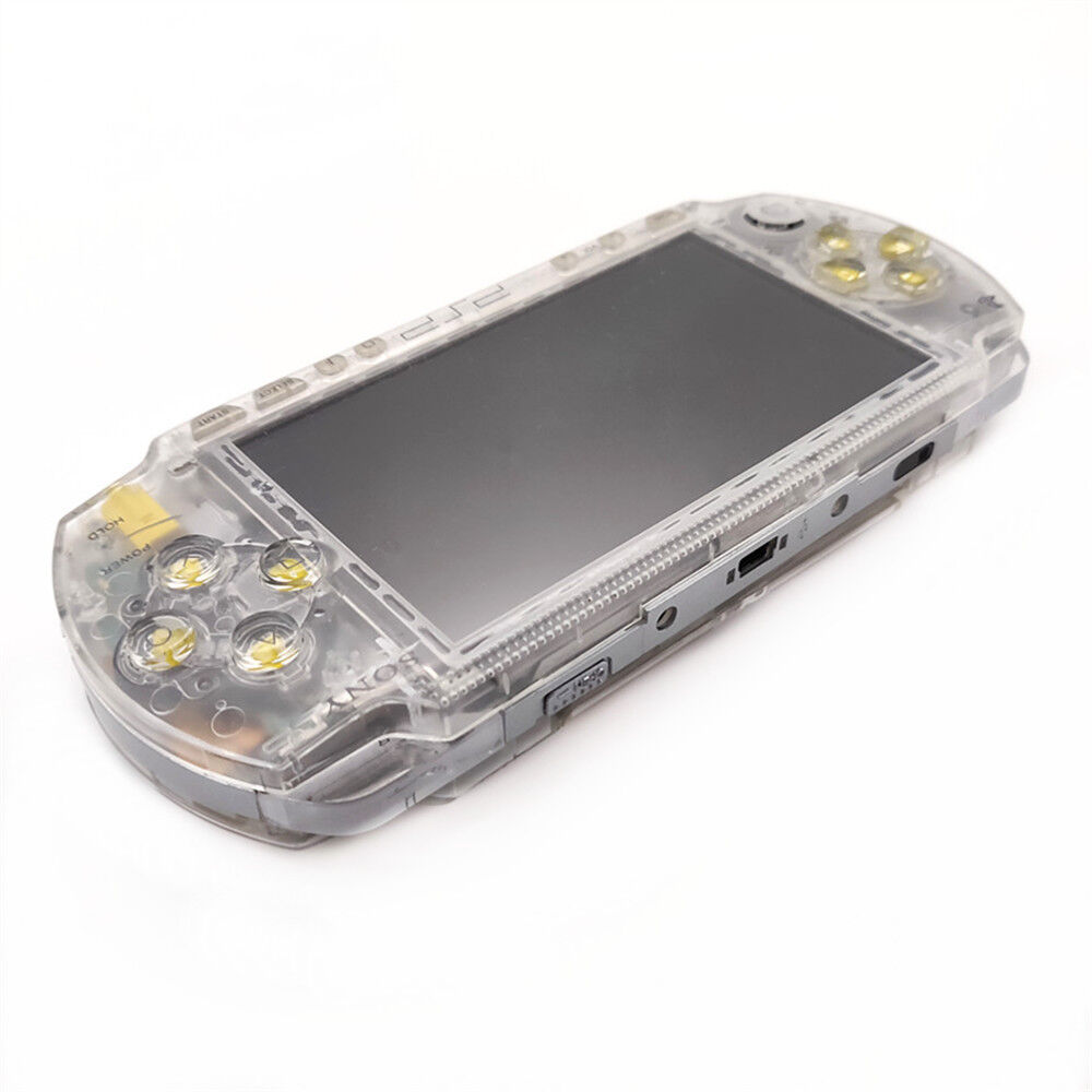 Retrofit Sony PSP 3000 Handheld PSP System Game Console-Clear White Color