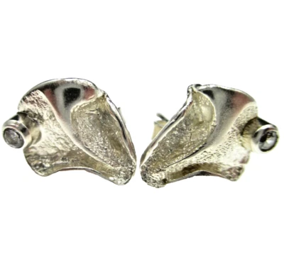 Top Designer Ohrringe / Ohrstecker 925 Sterling Silber Vintage Stud Earrings - Bild 1 von 4