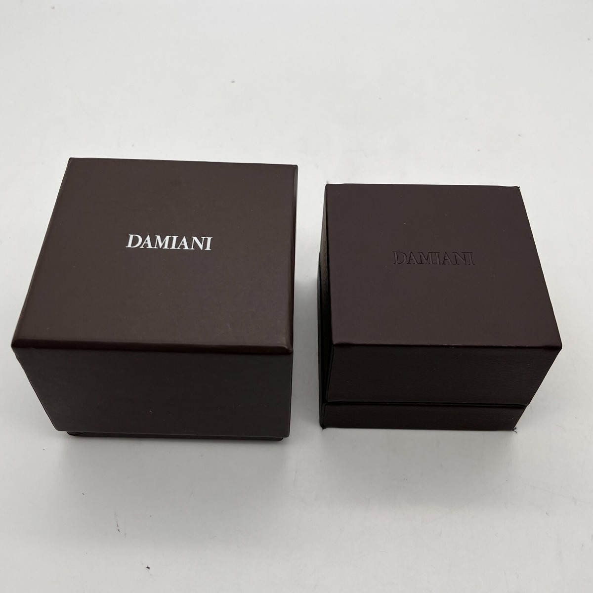 Damiani Genuine Jewelry Ring Accessory box case Set of 3