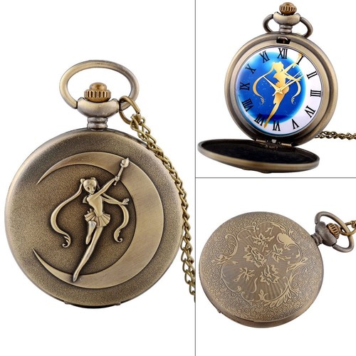 Vintage Steampunk Pocket Watch Quartz Movement Antique Pendant Necklace Gift New - Picture 20 of 103