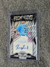 2019 PRIZM SILVER WAVE ROOKIE /60 AUTO RILEY FERRELL MARLINS
