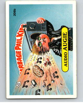 1986 Topps Garbage Pail Kids Series 5 #206B Audio Augie  V73248
