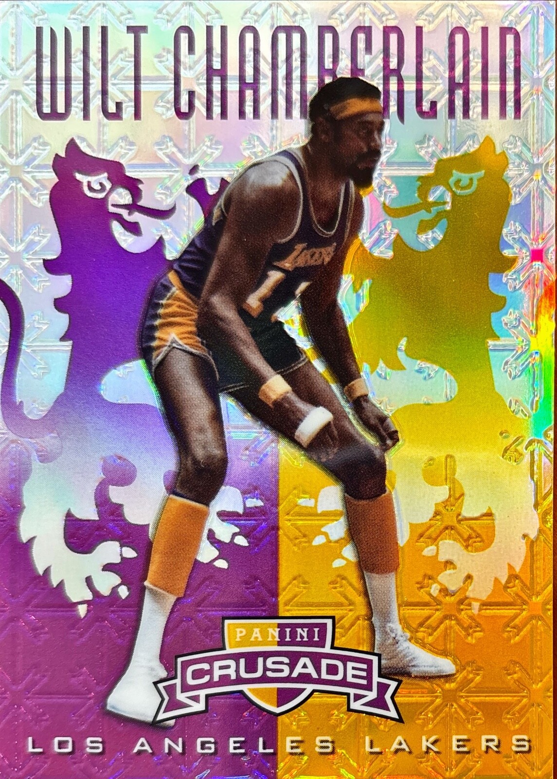 2012-13 Panini Crusade Purple #90 Wilt Chamberlain /49