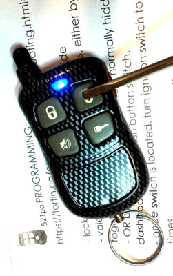 FORTIN KEYLESS REMOTE KEY FOB ALARM TRANSMITTER FAR XH2082A XH208A FSA-206 start