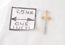 DAGGER / KNIFE - 1/12 scale dollhouse cast metal miniature ISL1223 short sword