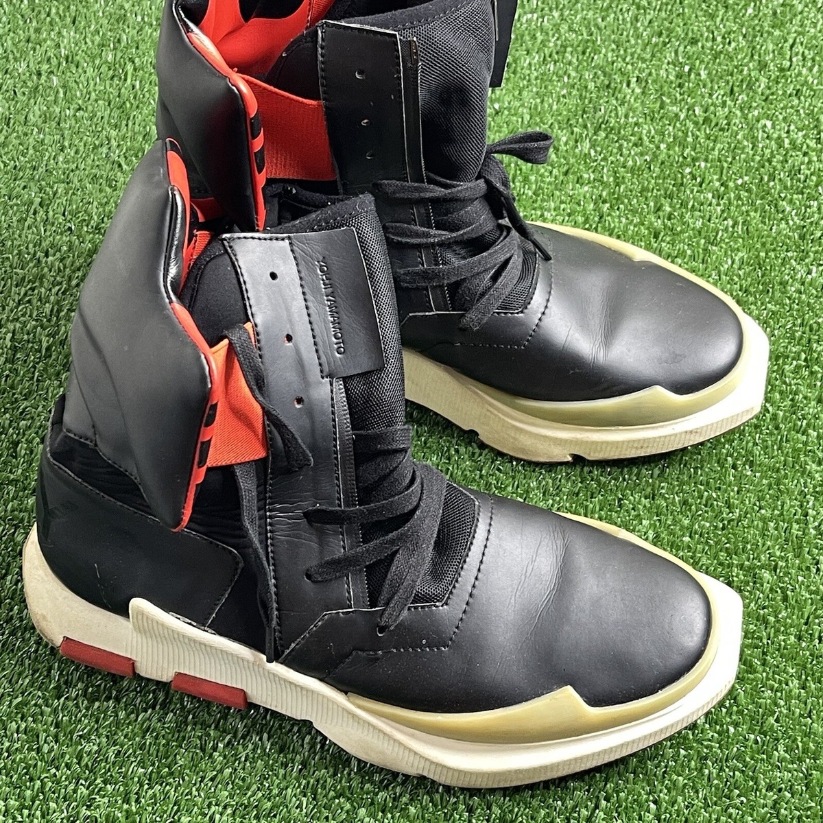 ヤド3 Adidas Y-3 Noci0003 yohji yamamoto Black Flame Scarlet Red Mens