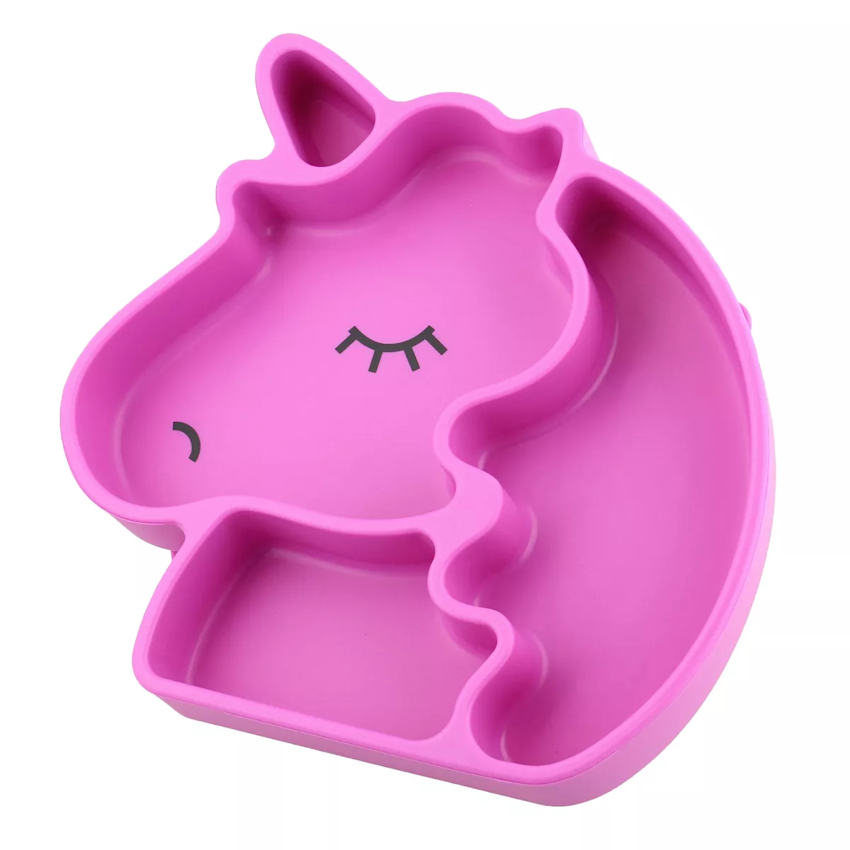 7Penn Unicorn Silicone Baby Plate with Suction Base Toddler Plate