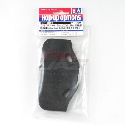 Tamiya 54819 RC Car TT01/TT01E/TT02 Urethane Bumper XL(Black)Hop