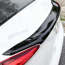 Gloss Black Rear Trunk Lip Wing Spoiler Tail Lid For Honda Civic Sedan 2016-2021