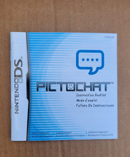 NINTENDO DS PICTOCHAT INSTRUCTION BOOKLET ONLY NO GAME