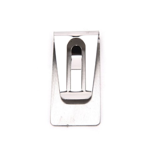 Solid Stainless Steel Money Clip Silver High Polished Simple Classic In Sydney - Picture 12 of 24