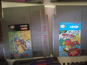 Nintendo NES 6-Game Cartridge Lot: Final Fantasy, Rygar, Simpsons, Mag Max, Bart