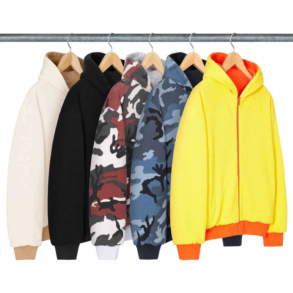 Supreme Reversible Work Zip Up Hooded Sweatshirt 5colors FW25 | eBay