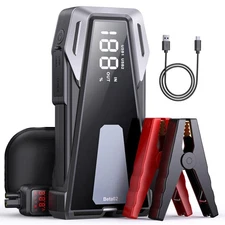 Portable Car Battery Jump Starter 6000A 21800mAh, Car Battery Jumper Starter ...