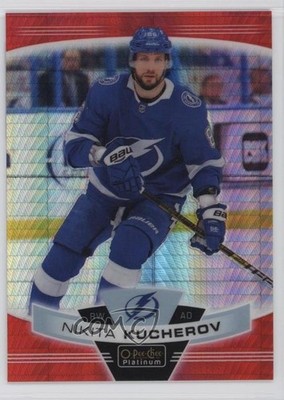 2019-20 O-Pee-Chee Platinum Red Prism 84/199 Nikita Kucherov #100 1dl2